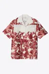 3.1 Phillip Lim Ethereal Mushroom Camp Shirt With Lace In Multi