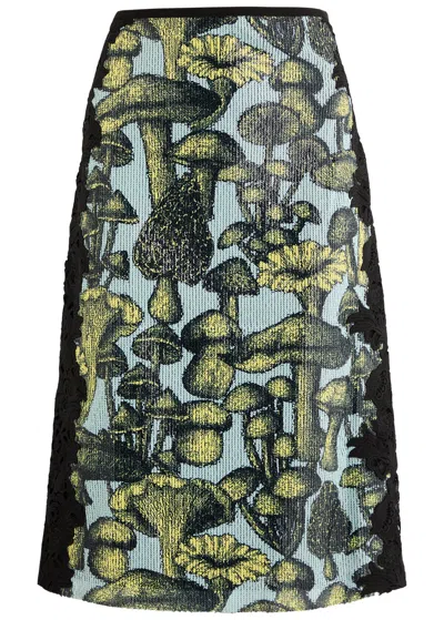 3.1 Phillip Lim Ethereal Mushrooms Sequin-embellished Tulle Skirt In Blue