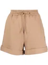3.1 Phillip Lim Everyday Rolled Cotton Shorts In Neutrals