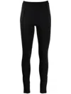 3.1 Phillip Lim Everyday Zip-detail Leggings In Black
