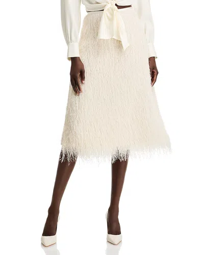 3.1 Phillip Lim Eyelash Texture Skirt In Ivory