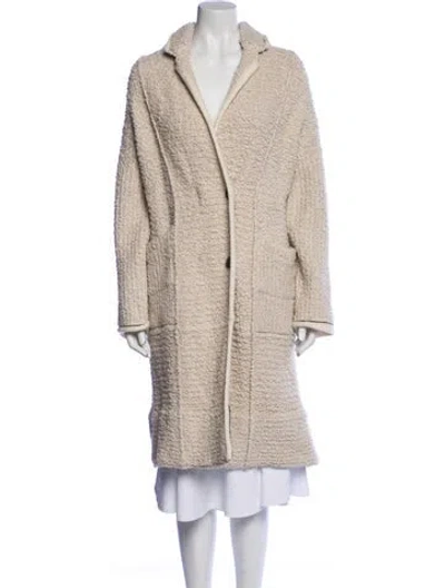 Pre-owned 3.1 Phillip Lim Faux Fur Coat In Neutral