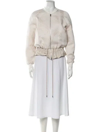 Pre-owned 3.1 Phillip Lim Faux Fur Jacket In Neutral