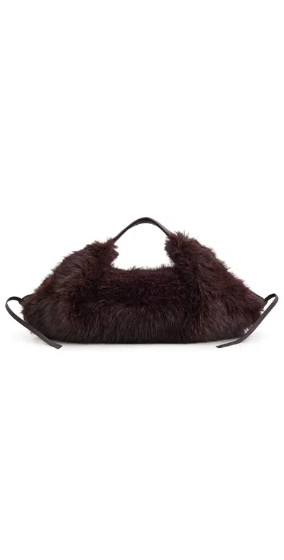 3.1 Phillip Lim Faux Fur Luna Bag Espresso