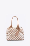 3.1 Phillip Lim Faux Fur Macrame Mini Sac In Multi