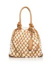 3.1 Phillip Lim Faux Fur Macrame Mini Sac Tote In Multi