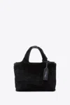 3.1 Phillip Lim Faux Fur Mini Market Tote In Black