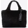 3.1 Phillip Lim Market Mini Faux Fur Tote In Black