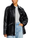 3.1 Phillip Lim Faux Leather Ranch Jacket In Black