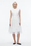 3.1 Phillip Lim Fil Coupé Midi Dress In White