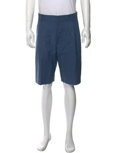 Pre-owned 3.1 Phillip Lim Flat Front Shorts In Blue