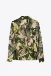 3.1 Phillip Lim Floating Iris Ruffle Shirt In Multi