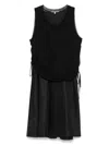 3.1 Phillip Lim Floral-appliqué Midi Dress In Black