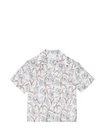 3.1 Phillip Lim Floral Buttoned Shirt In Neutral