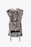 3.1 Phillip Lim Floral Impressions Pleated Blouse In Neutral