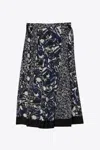 3.1 Phillip Lim Floral Impressions Pleated Skirt With Ties In Multi