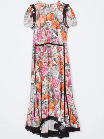 3.1 Phillip Lim Floral-print Midi Dress In Pink