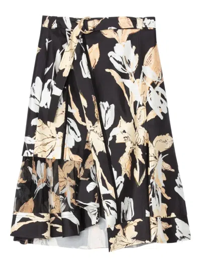 3.1 Phillip Lim Floral-print Ruffled Skirt In Multi