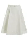 3.1 Phillip Lim Flounce Cotton-blend Midi Skirt