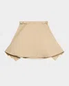 3.1 Phillip Lim Flounce Mini Skirt In Khaki