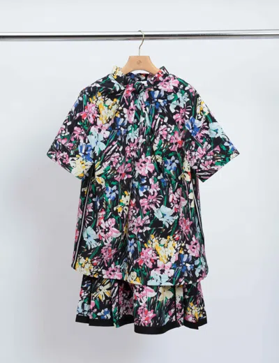 3.1 Phillip Lim Flowerworks Twist Short Dress In Multi