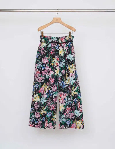 3.1 Phillip Lim Flowerworks Wide Leg Trouser In Multi