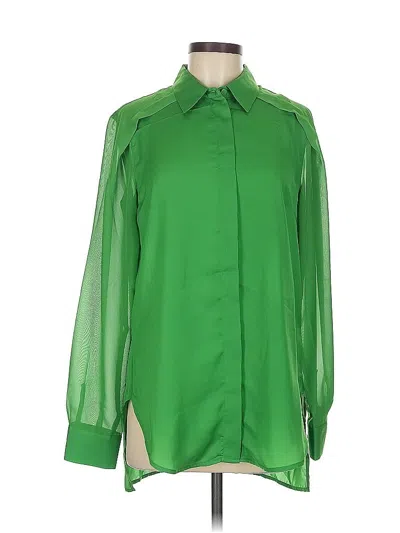 Pre-owned 3.1 Phillip Lim For Target Long Sleeve Blouse In Green
