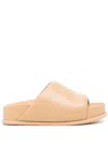 3.1 Phillip Lim Freida Pillow Platform Slides In Neutrals