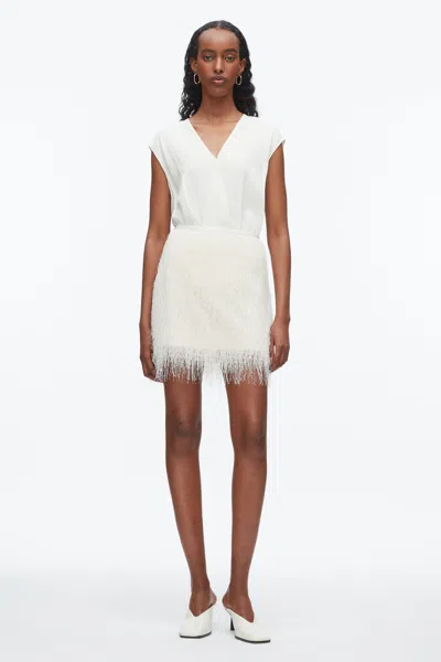 3.1 Phillip Lim Fringe Mini Slip Skirt