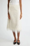 3.1 Phillip Lim Eyelash Texture Skirt In Ivory