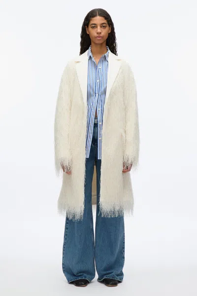 3.1 Phillip Lim Fringe Tuxedo Coat In Ivory