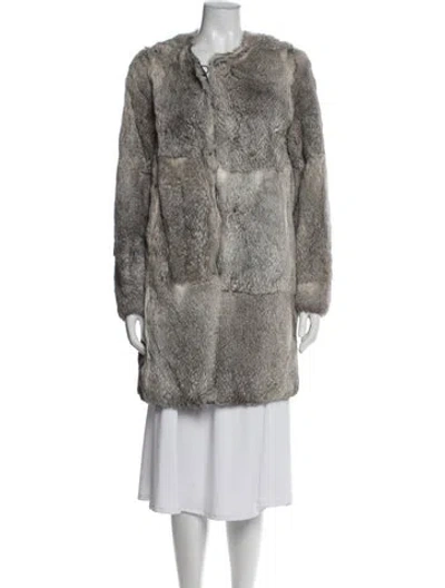 Pre-owned 3.1 Phillip Lim Fur Coat In Neutral