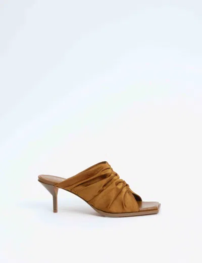 3.1 Phillip Lim Georgia 60mm Ruched Mule In Green