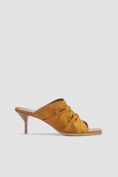 3.1 Phillip Lim Georgia Ruched Mule In Green