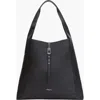 3.1 Phillip Lim Go Large Buckle Leather Shoulder Bag In Black