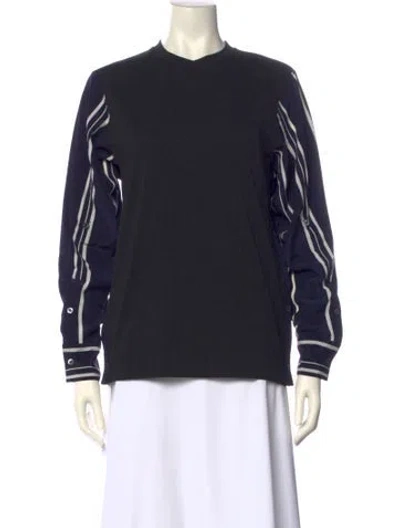Pre-owned 3.1 Phillip Lim Graphic Print Crew Neck Sweatshirt In Multi
