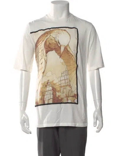 Pre-owned 3.1 Phillip Lim Graphic Print Crew Neck T-shirt In Neutral
