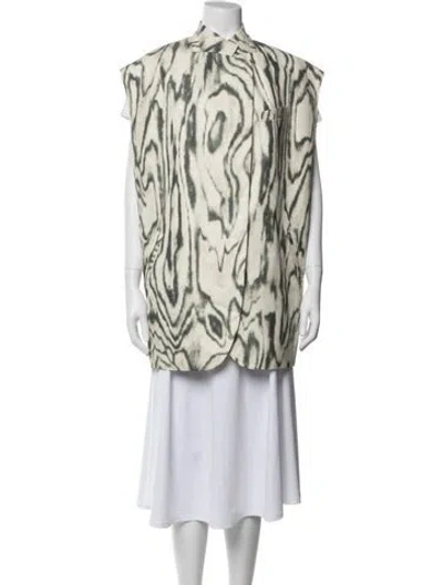 Pre-owned 3.1 Phillip Lim Graphic Print Jacket In Neutrals