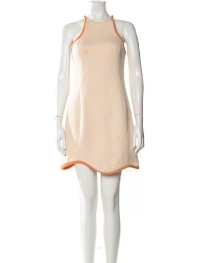 Pre-owned 3.1 Phillip Lim Halterneck Mini Dress In Orange