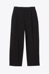 3.1 Phillip Lim Heavy Cady Color Block Wide Leg Trouser In Black