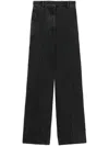 3.1 Phillip Lim High-rise Wide-leg Jeans In Washed Blk