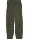 3.1 Phillip Lim High-waisted Belted Cropped Trousers In Green