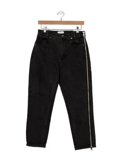 Pre-owned 3.1 Phillip Lim High-rise Straight Leg Jeans In Black