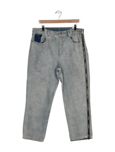 Pre-owned 3.1 Phillip Lim High-rise Straight Leg Jeans In Blue