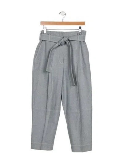 Pre-owned 3.1 Phillip Lim High-rise Straight Leg Jeans In Blue