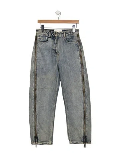 Pre-owned 3.1 Phillip Lim High-rise Straight Leg Jeans In Blue