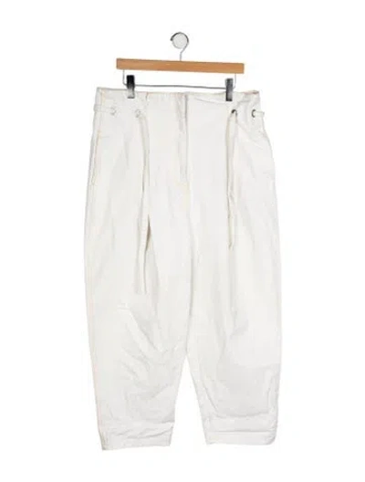 Pre-owned 3.1 Phillip Lim High-rise Straight Leg Jeans In White