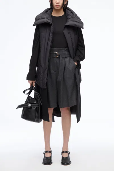 3.1 Phillip Lim Hooded Puffer Vest In Black