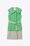3.1 Phillip Lim Hooded Puffer Vest In Green
