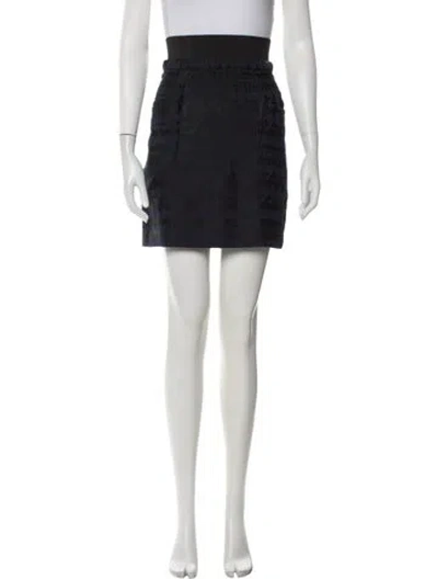Pre-owned 3.1 Phillip Lim Houndstooth Print Mini Skirt In Multicolor
